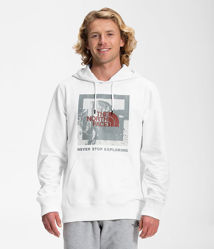 Sudadera Con Capucha The North Face Hombre Recycled Climb Graphic - Colombia YALXOH089 - Blancas